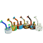 MINI RIG CYLINDER SILICONE WATER PIPE (SPT025)